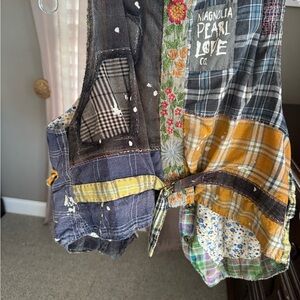 Magnolia Pearl Multicolor Patchwork Vest